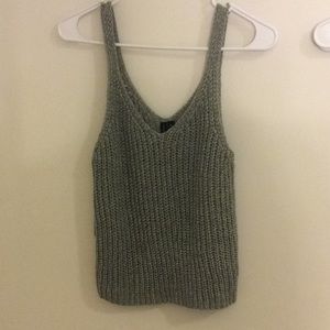Knit tank top